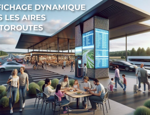 L’Affichage Dynamique dans les Aires d’Autoroute : Une Révolution en Plein Mouvement